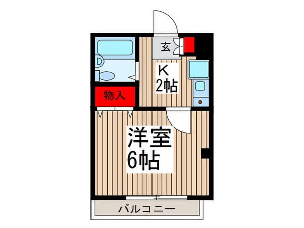 ヴィラ・ヌ－ボの物件間取画像